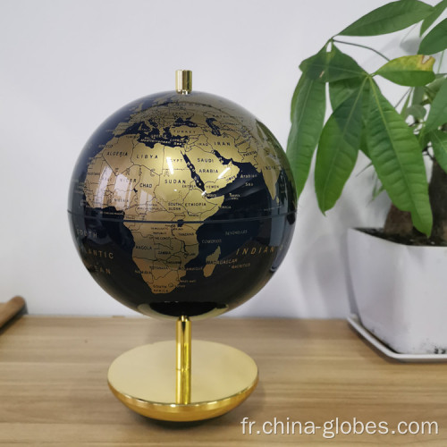 Décoration de bureau mini globe terrestre